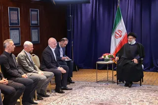 تصاویر دیدار رئیس فدراسیون بین المللی فوتبال با رئیس جمهور