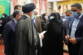 دیدار نمایندگان کارکنان اداری قوه قضائیه با آیت‌الله رئیسی