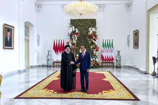 تصاویر دیدار رئیس جمهور اندونزی با دکتر رئیسی