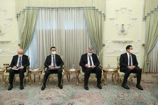 تصاویر دیدار معاون نخست وزیر و وزیر سرمایه گذاری و تجارت خارجی ازبکستان با رییس جمهور