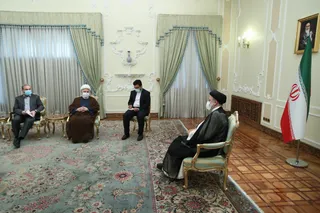 تصاویر دیدار دبیر کل حزب الله لبنان بارئیس جمهور