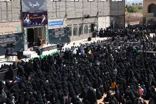 تصاویر سخنرانی در جمع عزاداران اربعین حسینی در بیرجند