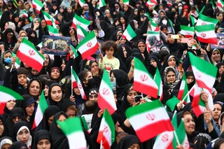 تصاویر حضور دکتر رئیسی در اجتماع باشکوه مردم تبریز