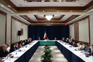 تصاویر نشست با مدیران ارشد رسانه های آمریکایی