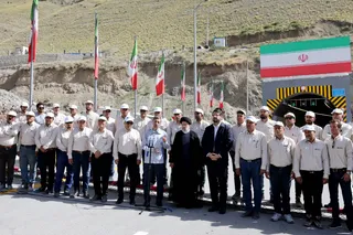 تصاویر افتتاح مسیر رفت قطعه دوم آزاد راه تهران - شمال