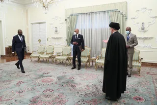 تصاویردیدار وزیر امور خارجه توگو با رئیس جمهور