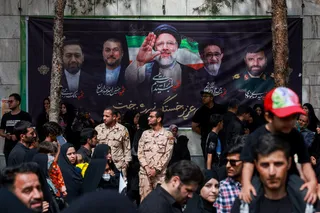 مراسم تشییع پیکر رئیس جمهور شهید و همراهان در بیرجند
