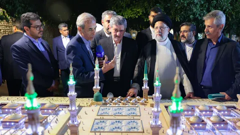بازدید از نمایشگاه صنایع دستی شاخص استان فارس