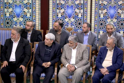 نشست رمضانی با جمعی از خیرین