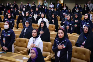 تصاویر آیین تجلیل از بانوان مدال آور ورزش ایران اسلامی