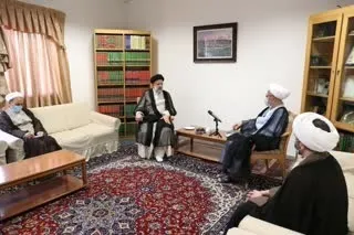 تصاویر دیدارهای امروز آیت‌الله رئیسی با مراجع عظام