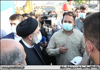 تصاویر بازدید از پروژه فاضلاب شهری اهواز