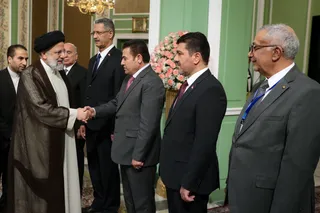 تصاویر دیدار و گفتگوی دوجانبه رئیس جمهور و نخست وزیر عراق