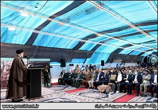 تصاویر افتتاح فاز یک شرکت پالایش گاز هویزه خلیج فارس