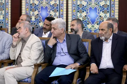 نشست رمضانی با جمعی از خیرین
