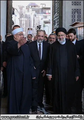 تصاویر بازدید از مسجد اموی دمشق