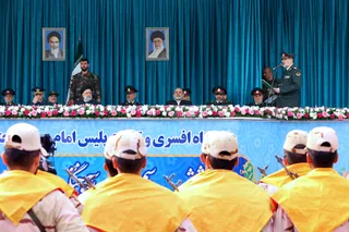 مراسم دانش‌آموختگی دانشجویان دانشگاه علوم انتظامی