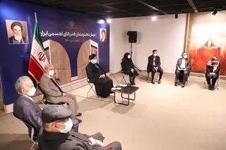 تصاویر دیدار با هنرمندان هنرهای تجسمی ایران