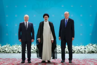 تصاویر عکس یادگاری هفتمین اجلاس سران کشورهای ضامن روند آستانه