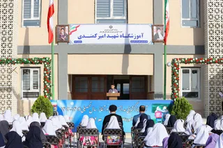 تصاویر حضور در مراسم بازگشایی مدارس