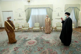 تصاویر دیدار وزیر خارجه عمان با رئیس جمهور