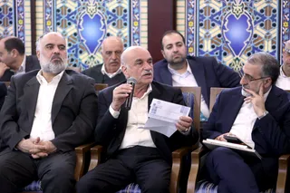 نشست رمضانی با جمعی از خیرین