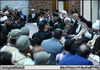 تصاویر نشست با جمعی از علما و سران طوایف خوزستان