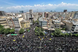 مراسم تشییع پیکر رئیس جمهور شهید و همراهان در تهران