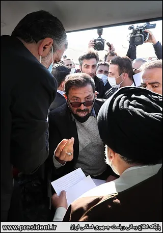 تصاویربازدید رئیس جمهور از طرح شبکه آبیاری و زهکشی خداآفرین