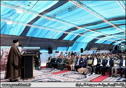 تصاویر افتتاح فاز یک شرکت پالایش گاز هویزه خلیج فارس