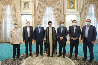 دیدار ۶ کاندیدای انتخابات ریاست جمهوری با رئیس جمهور منتخب
