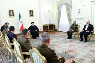 تصاویر دیدار وزیر دفاع سوریه با آیت‌الله رئیسی