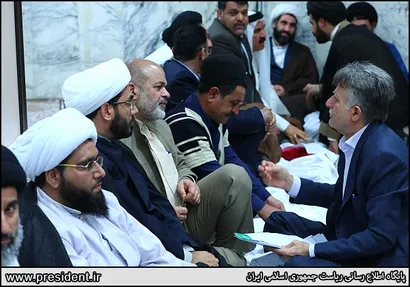 تصاویر نشست با جمعی از علما و سران طوایف خوزستان