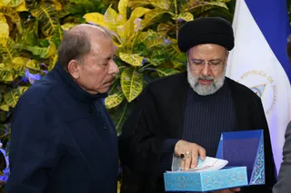 تصاویر نشست امضای اسناد همکاری و مصاحبه مطبوعاتی روسای جمهور ایران و نیکاراگوئه
