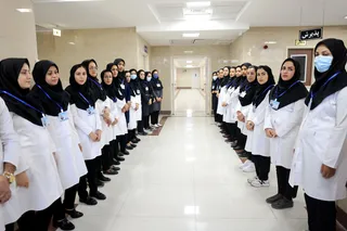 تصاویر بهره‌برداری از بیمارستان 32 تختخوابی شهید سلیمانی بهمئی