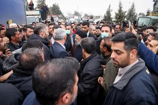 تصاویر بازدید و گفتگو با کامیون‌داران پایانه باربری بهارستان