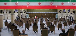 تصاویر دیدار رئیس و مسئولان قوه قضاییه با رهبر معظم انقلاب اسلامی