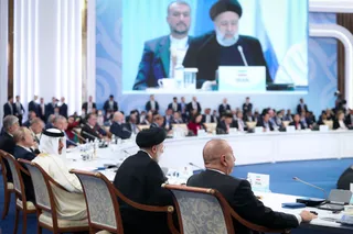 تصاویر سخنرانی آیت‌الله رئیسی در ششمین اجلاس سران سیکا