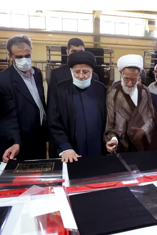 تصاویر بازدید از کارخانه نساجی حجاب شهرکرد