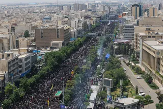 مراسم تشییع پیکر رئیس جمهور شهید و همراهان در تهران