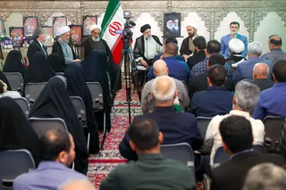 دیدار با خانواده شهدا و جانبازان حوادث تروریستی حرم شاهچراغ