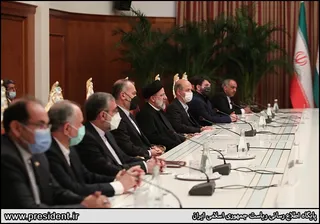 تصاویر نشست مشترک هیئت های عالیرتبه ایران و تاجیکستان