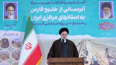 تصاویر عملیات اجرایی طرح انتقال آب خلیج فارس به یزد و کرمان