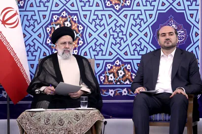 نشست رمضانی با جمعی از خیرین