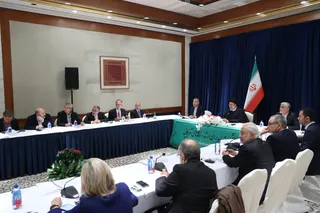 تصاویر نشست با مدیران ارشد رسانه های آمریکایی
