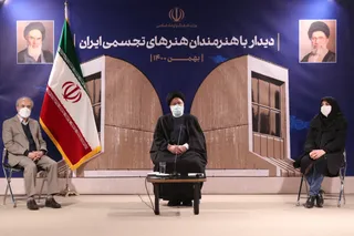 تصاویر دیدار با هنرمندان هنرهای تجسمی ایران