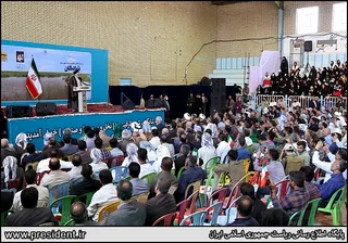 تصاویر سخنرانی در اجتماع پرشور مردم شادگان