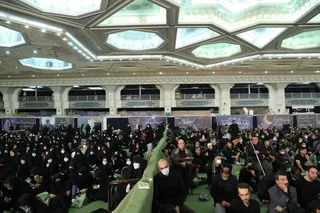تصاویر مراسم شب بیست و یکم ماه مبارک رمضان در مصلی تهران
