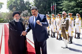 تصاویر استقبال رسمی از رئیس جمهور ونزوئلا