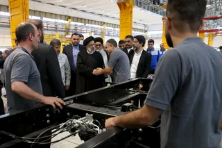 تصاویر بازدید از کارخانه تراکتور سازی تبریز
